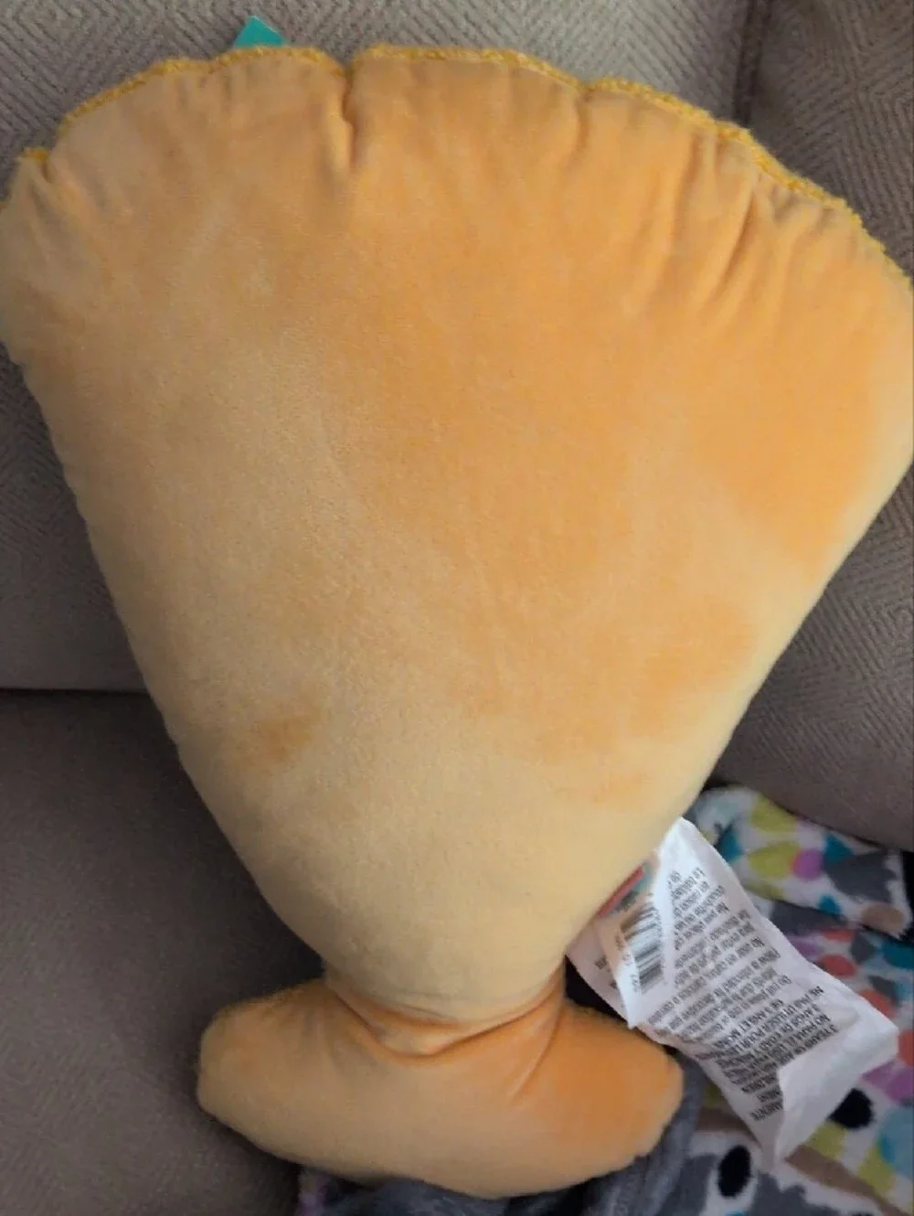 Disney Pillowfort Chip Plush Pillow - Yellow, White, Tan, Pink